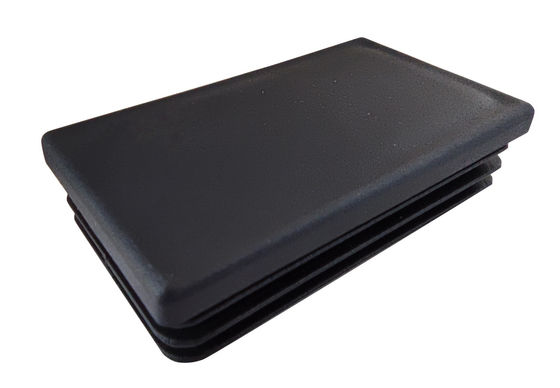 40x75mm 3 اینچ فولادی گالوانیزه ستون پستی درپوش تخت Rhs پلاستیکی فشاری لوله درج