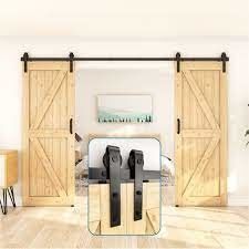 کیت سخت افزاری برای درب انبار کشویی بسیار قوی و آرام نصب ساده و آسان مناسب برای 60 اینچی عریض