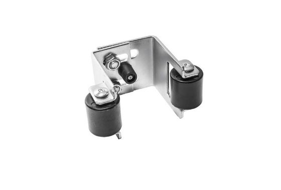 نگهدارنده غلتکی دروازه کشویی 195x225 میلی متری با 2 غلتک نایلونی برای دروازه های کنسولی قابل تنظیم