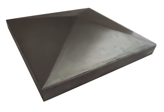 40x40 3 5/8 X 3 5/8 2 X 2 Fence Post Caps Galvanized White Steel Pyramid Coverall