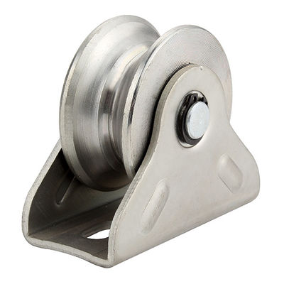 بلبرینگ دوبلبرینگ شیاردار U And V چرخ دروازه کشویی استیل 4 اینچی 101.6mm
