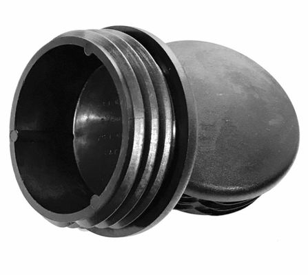 درپوش پلاستیکی گرد 3.5 اینچی 4 اینچی 50x50 مشکی
