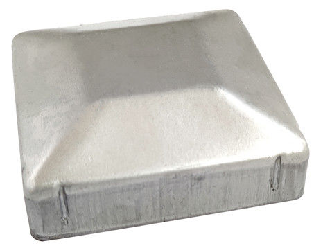 2 3/8 اینچ 2 7/8 اینچ 2.5 اینچ درپوش انتهای حصار 6x4 5x5 6x6 فولادی ذوزنقه سفید