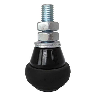 راهنمای غلتکی درب اتوماتیک کشویی نایلونی M10 M12 با دایره لاستیکی 60.5 میلی متری