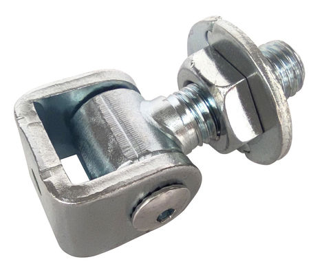 پیچ و مهره کوتاه سخت افزاری لولای دروازه چرخشی قابل تنظیم فلزی با صفحه گرد مهره ای