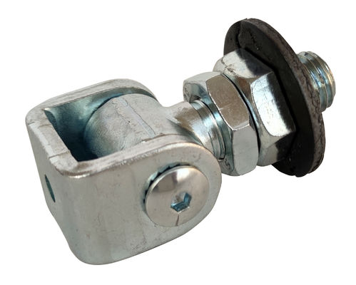 پیچ و مهره کوتاه سخت افزاری لولای دروازه چرخشی قابل تنظیم فلزی با صفحه گرد مهره ای