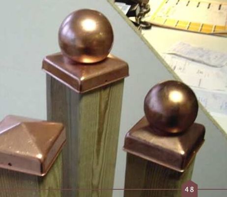 2 اینچ 2.5 اینچ 3 1/2 اینچ حصار هرمی آهنی درپوش 6x6 7x7 4x4 5x5 8 X 8 با سوراخ