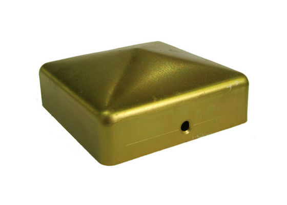2 اینچ 2.5 اینچ 3 1/2 اینچ حصار هرمی آهنی درپوش 6x6 7x7 4x4 5x5 8 X 8 با سوراخ