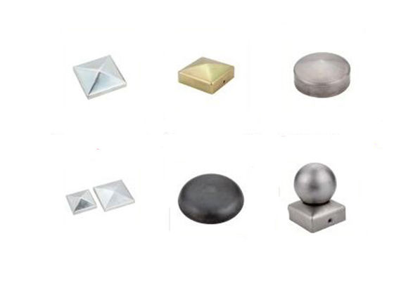 درپوش نرده مربعی آهنی 1 &quot;1&quot; 12&quot; 3&quot; 100 x 100mm 115mm 120mm بدون سوراخ