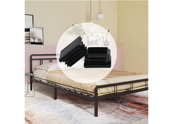 درپوش نرده مستطیلی 75mm X 75mm 200x200 4x4 نایلون پلاستیکی مشکی