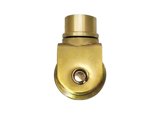 چرخ فولادی غلتکی دروازه کشویی 1320Lbs نوع U شیار v و مسیر 360 درجه 60mm 80mm
