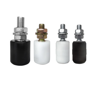 غلطک های راهنمای دروازه کشویی نایلونی با میله رزوه ای 40mmx150mm