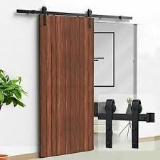 کیت سخت افزاری درب انبار کشویی مستحکم بسیار روان و بی سر و صدا ساده و آسان برای نصب Fit 60 اینچی درب عریض