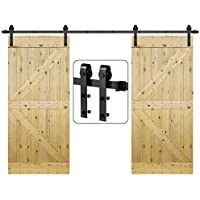 پایه دیواری بای پس انبار درب سخت افزار یک تکه 4-8.2 FT استیل مشکی