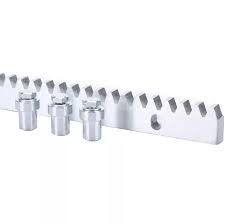 پایه جت نایلونی گالوانیزه ساخته شده از فولاد روی سفید 1M 2M